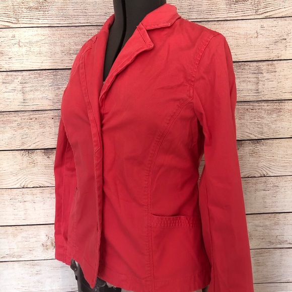 L.L. Bean Jackets & Blazers - Coral L.L. Bean Corduroy Blazer size 10
